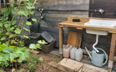 Fabriquer un évier de jardin